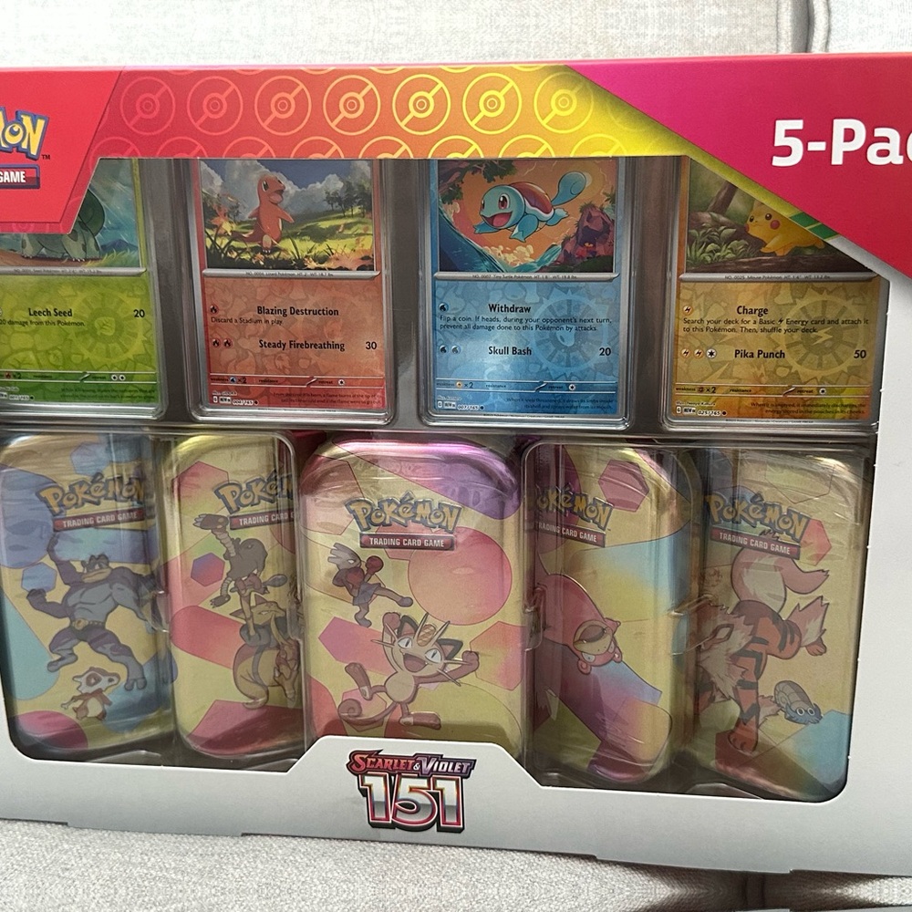 Pokemon 5-Pack Tin Set